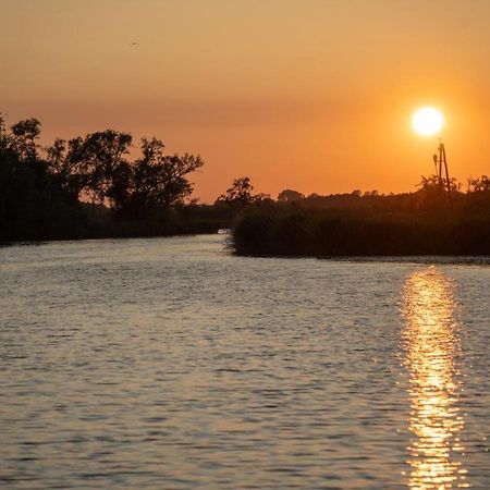 Schwimmpod An Der Peene Anklam Exteriör bild